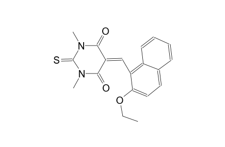 5-[(2-ethoxy-1-naphthyl)methylene]-1,3-dimethyl-2-thioxodihydro-4,6(1H,5H)-pyrimidinedione