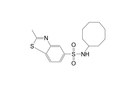 5-benzothiazolesulfonamide, N-cyclooctyl-2-methyl-