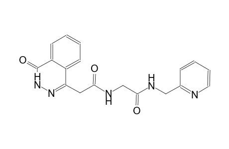 1-phthalazineacetamide, 3,4-dihydro-4-oxo-N-[2-oxo-2-[(2-pyridinylmethyl)amino]ethyl]-