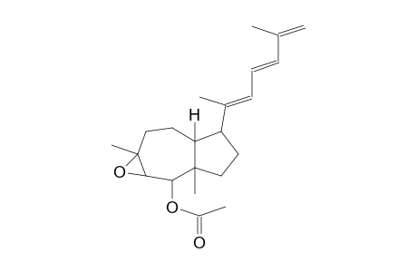 AZULENO[5,6-B]OXIREN-2-OL, 5-(1,5-DIMETHYL-1,3,5-HEXATRIENYL)DECAHYDRO-2A,7A-DIMETHYL-ACETATE