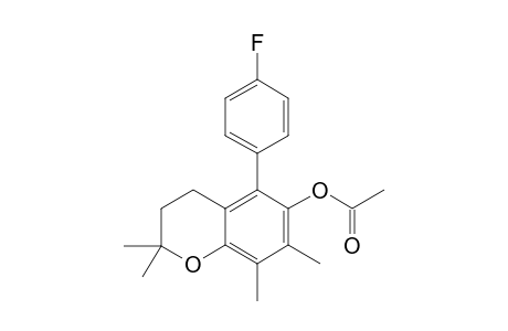 5-(4-FLUOROPHENYL)-2,2,7,8-TETRAMETHYL-CHROMAN-6-YL-ACETATE