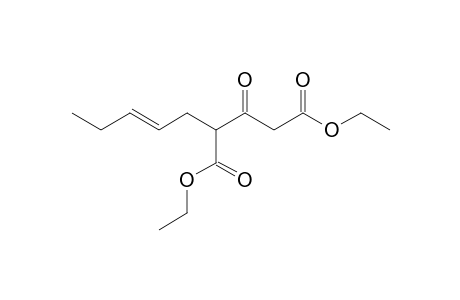 3-keto-2-[(E)-pent-2-enyl]glutaric acid diethyl ester