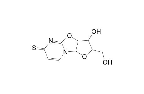 6H-Furo[2',3':4,5]oxazolo[3,2-a]pyrimidine-6-thione, 2,3,3a,9a-tetrahydro-3-hydroxy-2-(hydroxymethyl)-, [2R-(2.alpha.,3.beta.,3a.beta.,9a.beta.)]-
