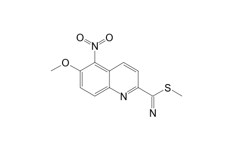 5-NITRO-6-O-METHYL-2-S-METHYL-THIOIMIDOCHINOLIN