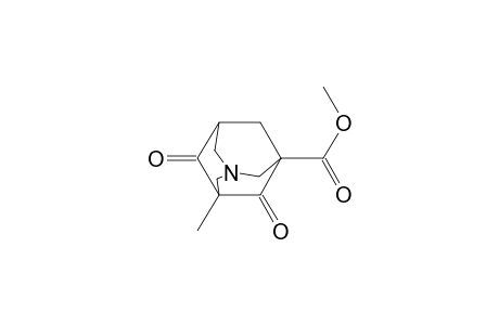 1-Azatricyclo[3.3.1.13,7]decane-3-carboxylic acid, 5-methyl-4,6-dioxo-, methyl ester