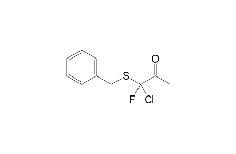 1-(Benzylthio)-1-chloro-1-fluoroacetone