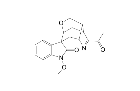 Spiro[3H-indole-3,7'(6'H)-[3,6]methano[1H]oxepino[4,3-b]pyrrole], gelsedine deriv.