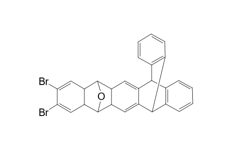 7,12[1',2']-Benzeno-5,14-epoxypentacene, 2,3-dibromo-5,5a,6,7,12,13,13a,14-octahydro-