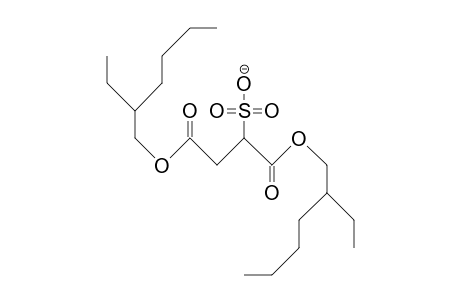 2-Sulfo-butanedioic acid, bis(2-ethyl-hexyl) ester anion