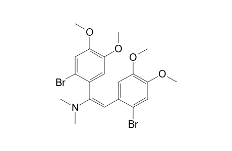 (E)-1,2-bis(2-bromo-4,5-dimethoxyphenyl)-N,N-dimethylethenamine