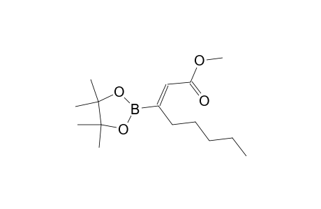 Methyl (Z)-oct-2-enoate-3-boronic acid pinacol ester