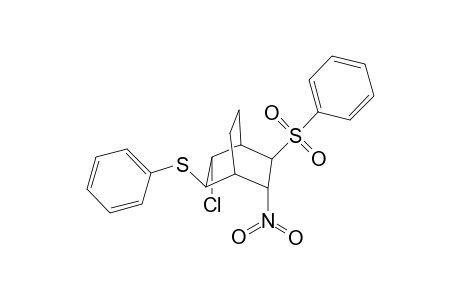 endo/exo-2-Chloro-6-nitro-5-(phenylsulfonyl)-3-phenylthiobicyclo[2.2.2]octane