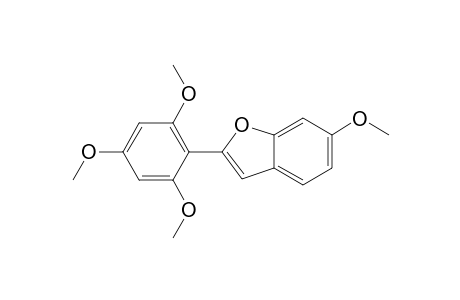 Benzofuran, 6-methoxy-2-(2,4,6-trimethoxyphenyl)-
