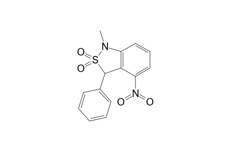 1-Methyl-4-nitro-3-phenyl-2,1-benzisothiazoline - 2,2-dioxide