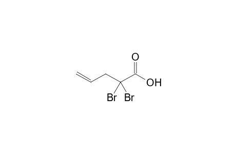 2,2-Dibromo-4-pentenoic acid