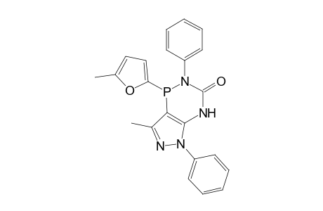 7-Methyl-1-(5-methyl-2-furyl)-2,5-diphenylpyrazazolo[4,3-c][1,5.2]diazaphosphinan-3-one