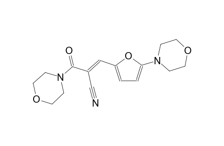 (2E)-2-(4-morpholinylcarbonyl)-3-[5-(4-morpholinyl)-2-furyl]-2-propenenitrile
