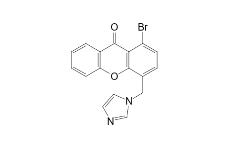 1-Bromanyl-4-(imidazol-1-ylmethyl)xanthen-9-one