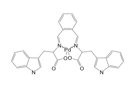 [PD(CEIMAP)];PALLADIUM-2-[[[(E)-1-[2-[[(1-CARBOXY-2-(1H-3-INDOLYL)-ETHYL)-IMINO]-METHYL)-PHENYL]-METHYLIDENE]-AMINO]-3-INDOLYL]-PROPANOIC-ACID