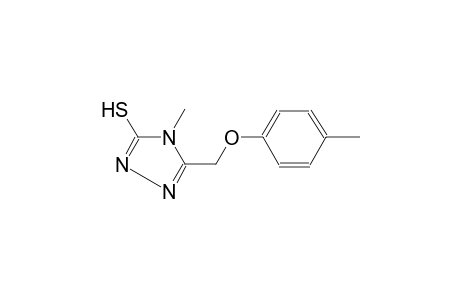 4H-1,2,4-triazole-3-thiol, 4-methyl-5-[(4-methylphenoxy)methyl]-