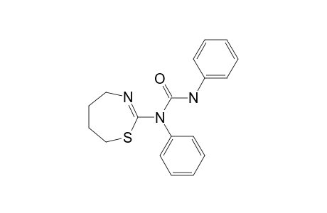 1,3-di(phenyl)-1-(4,5,6,7-tetrahydro-1,3-thiazepin-2-yl)urea