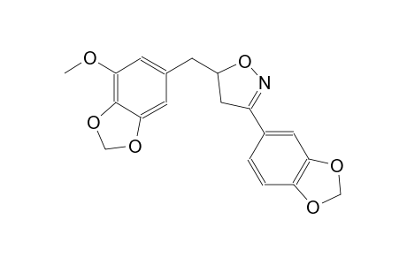 isoxazole, 3-(1,3-benzodioxol-5-yl)-4,5-dihydro-5-[(7-methoxy-1,3-benzodioxol-5-yl)methyl]-