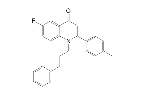 6-Fluoro-1-(3-phenylpropyl)-2-(4-tolyl)quinolin-4(1H)-one