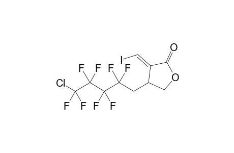 3-Iodomethylene-4-(4'-chlorooctafluorobutylmethyl)-2(3H)-dihydrofuranone