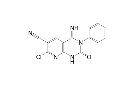 7-Chloro-4-imino-2-oxo-3-phenyl-1,2,3,4-tetrahydropyrido[2,3-d]pyrimidine-6-carbonitrile