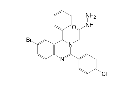 2-(6-bromo-2-(4-chlorophenyl)-4-phenyl-3(4H)-quinazolinyl)acetohydrazide