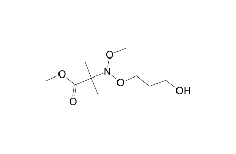 Methyl 2-[(3-hydroxypropoxy)(methoxy)amino]-2-methylpropanoate