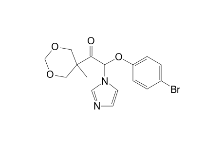 Ethanone, 2-(4-bromophenoxy)-2-(1H-imidazol-1-yl)-1-(5-methyl-1,3-dioxan-5-yl)-