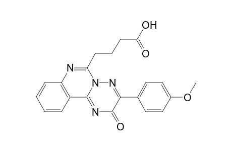 (3-(4'-Methoxyphenyl)-2-oxo-2H-[1,2,4]triazino[2,3-c]quinazolin-6-yl)butanoic acid