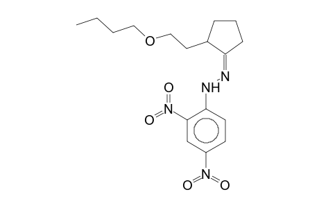 (1E)-2-(2-Butoxyethyl)cyclopentanone (2,4-dinitrophenyl)hydrazone