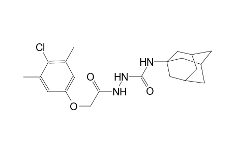N-(1-adamantyl)-2-[(4-chloro-3,5-dimethylphenoxy)acetyl]hydrazinecarboxamide