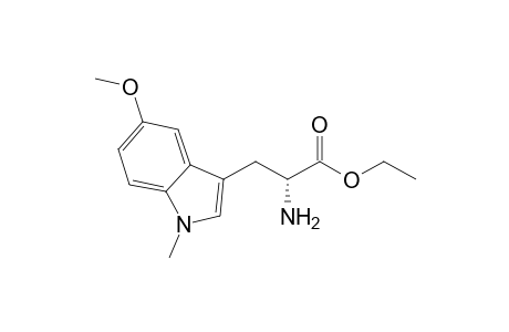 (2R)-2-amino-3-(5-methoxy-1-methyl-3-indolyl)propanoic acid ethyl ester