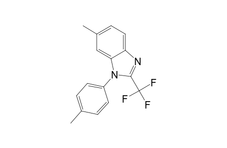 6-Methyl-1-(4-methylphenyl)-2-(trifluoromethyl)benzimidazole
