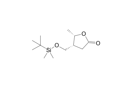 (4R,5S)-cis-Dihydro-4-(tert-butyldimethylsiloxy)methyl-5-methyl-2(3H)-furanone