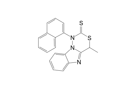 4-Methyl-1-(1-naphthalenyl)-4H-[1,3,4]thiadiazino[4,5-a]benzimidazole-2-thione