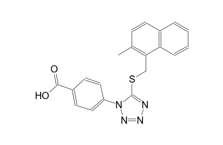 benzoic acid, 4-[5-[[(2-methyl-1-naphthalenyl)methyl]thio]-1H-tetrazol-1-yl]-