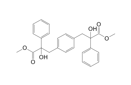 p-Bis(2-hydroxy-2-methoxycarbonyl-2-phenylethyl)benzene