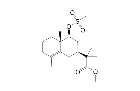 (+-)-(2.alpha.,4.alpha.,4a.alpha.)-[1,2,3,4,4a,5,6,7-Octahydro-.alpha.,.alpha.,1,4a-tetramethyl-4-[(methylsulfonyl)oxy]-2-naphthalenyl]methyl Acetate