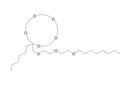 2-Hexy-2-[[2-[2-(octyloxy)ethoxy]ethoxy]methyl]-15-crown-5