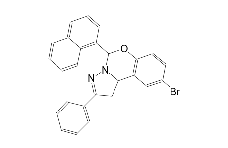 9-bromo-5-(1-naphthyl)-2-phenyl-1,10b-dihydropyrazolo[1,5-c][1,3]benzoxazine