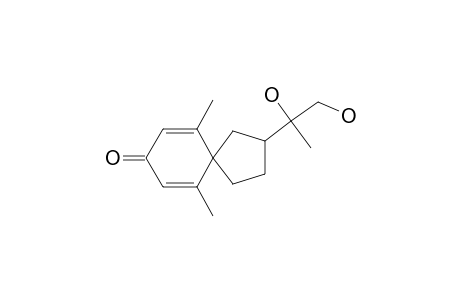 2-(1',2'-DIHYDROXY-1'-METHYLETHYL)-6,10-DIMETHYLSPIRO-[4,5]-DEC-6,9-DIEN-8-ONE