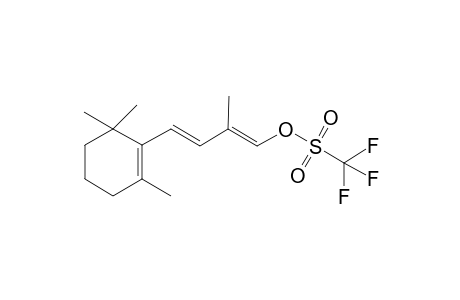 (1E,3E)-2-Methyl-1-[(trifluoromethanesulfonyl)oxy]-4-(2,6,6-trimethylcyclohex-1-en-1-yl)buta-1,3-diene