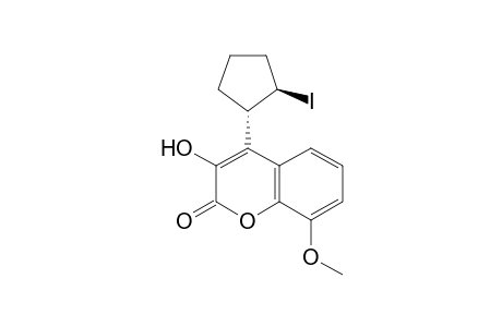 4-(trans-2-Iodocyclopentyl)-8-methoxy-[1]benzopyran-2-one