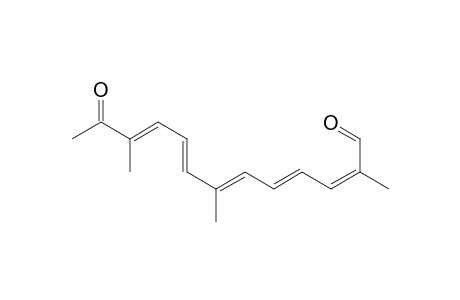 2,7,11-Trimethyl-12-oxo-2,4,6,8,10-tridecapentaen-1-al
