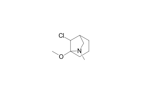 6-Azabicyclo[3.2.1]octane, 8-chloro-5-methoxy-6-methyl-, anti-