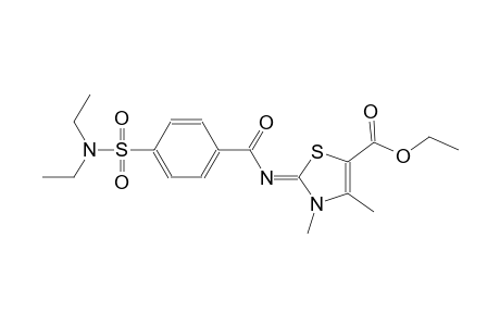 5-thiazolecarboxylic acid, 2-[[(Z)-[4-[(diethylamino)sulfonyl]phenyl]oxomethyl]imino]-2,3-dihydro-3,4-dimethyl-, ethyl ester, (2Z)-